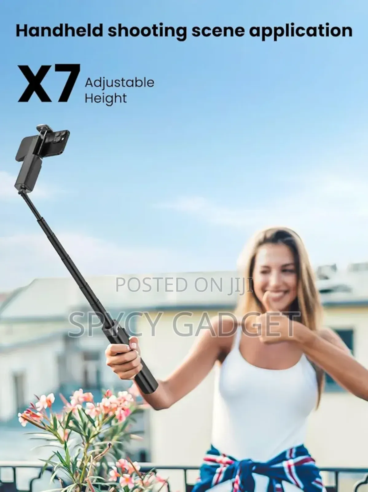 Ai Face Tracking Extendable Tripod With 4 Legs