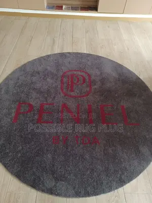 Customised Circle Rug.