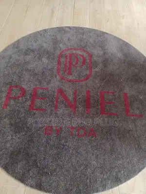 Customised Circle Rug.
