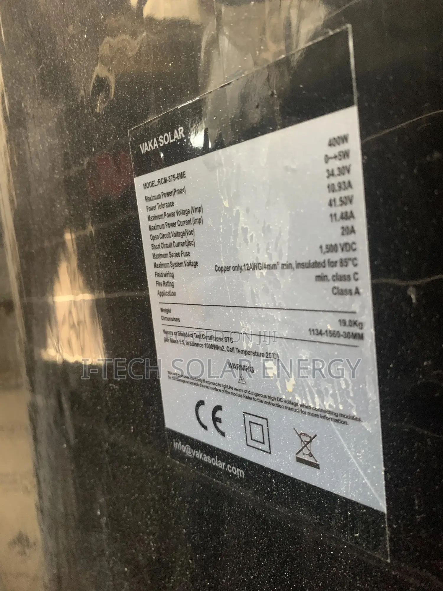 400watts Vaka Solar Panel