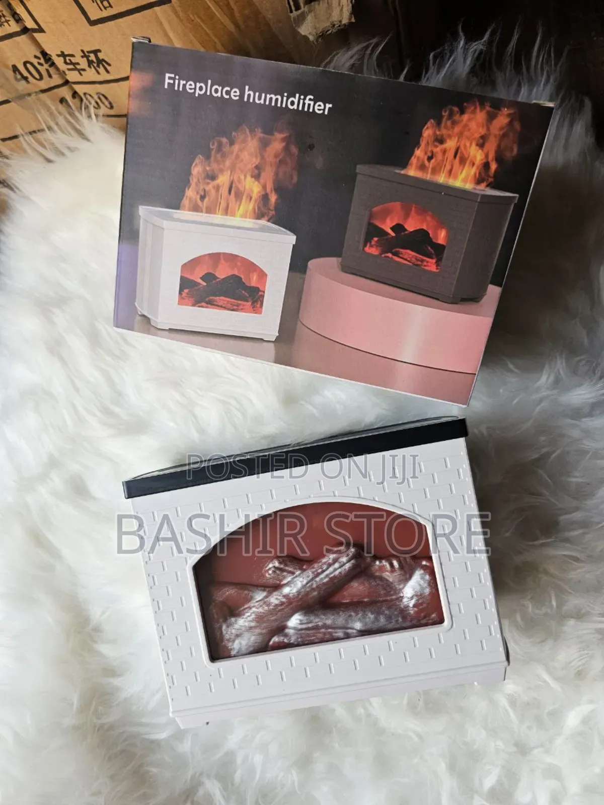 Fireplace Flame Aromatherapy Humidifier, Which Combines a Mist Maker