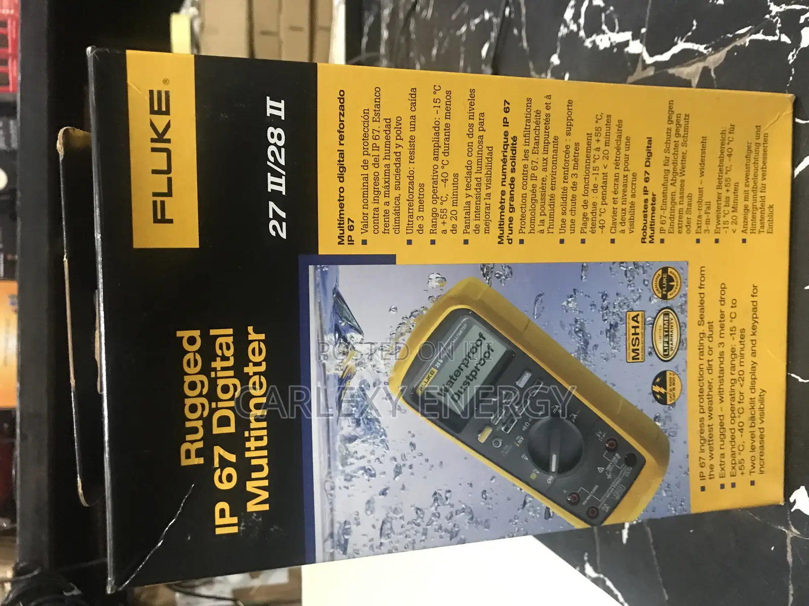 Fluke 27ii / 28ii Ip67 Digital Multimeter