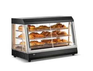 4 Feet Black Food Snacks Display Warmer