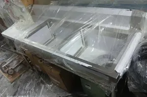 Industrial Washing Sink With Sign