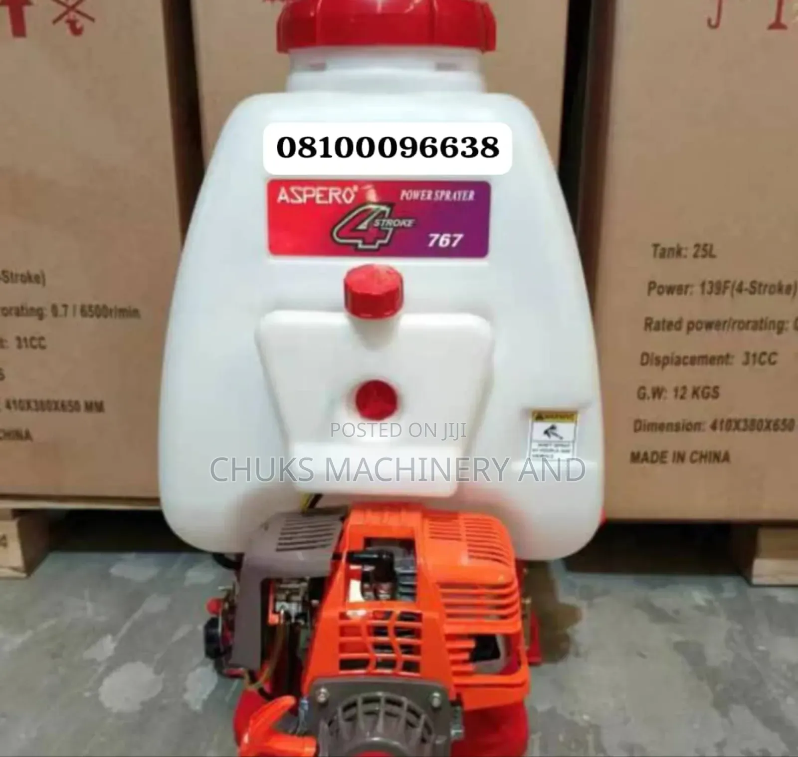 4-Stroke Motorized Knapsack Sprayer