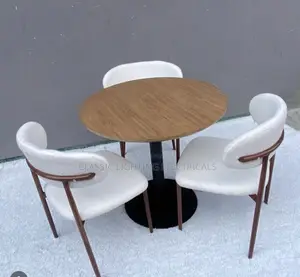 Nordic Round Table Simple Antique Retro Designer 3 Seater Table