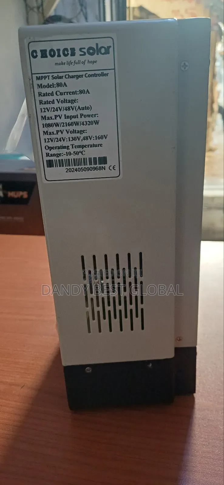 Choice Charge Controller 80a MPPT