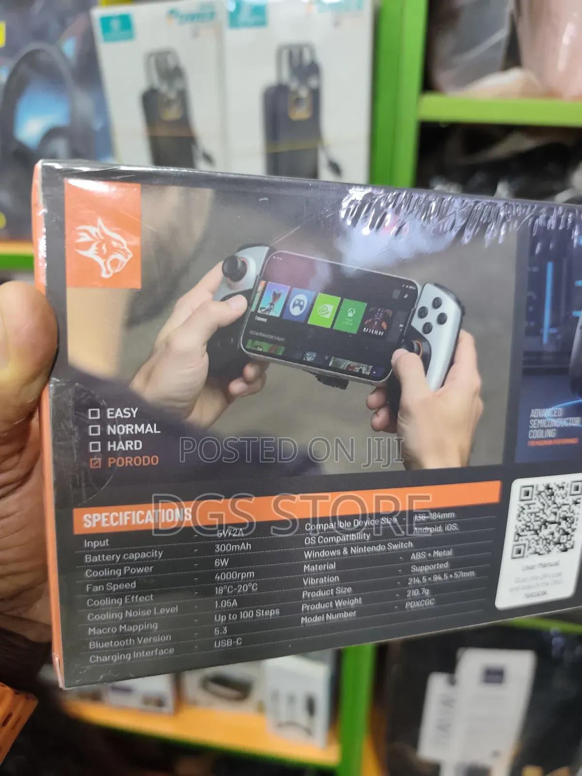 Porodo Gaming Chillcore Cooling Game Controller With Macro Mapping