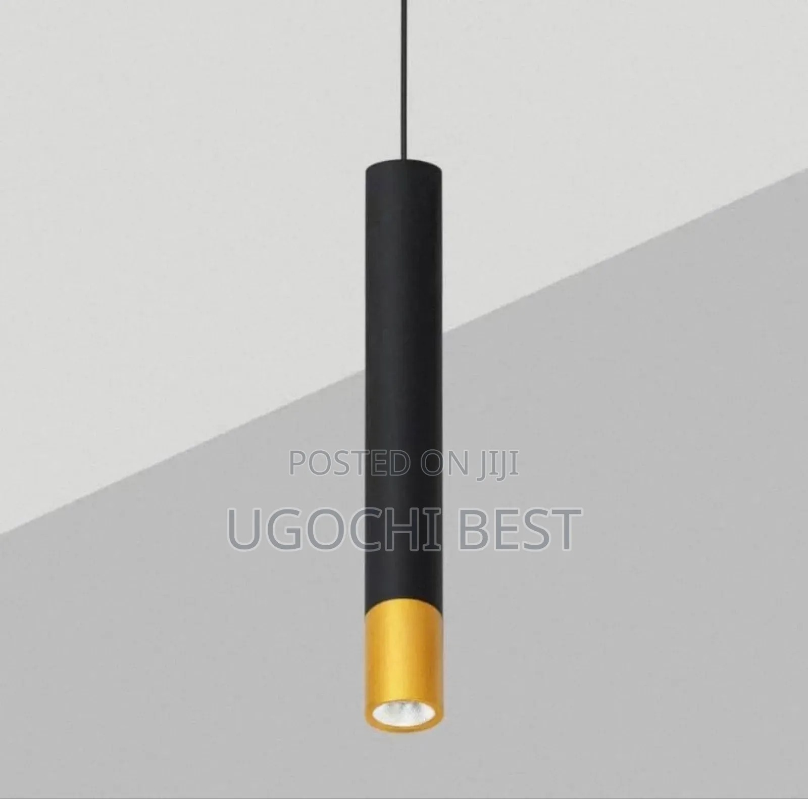 Modern Gold and Black Dropping Lights