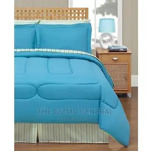 Brixton 8 Piece -2 Colors in 1 Set Reversible Bedding Ensemble