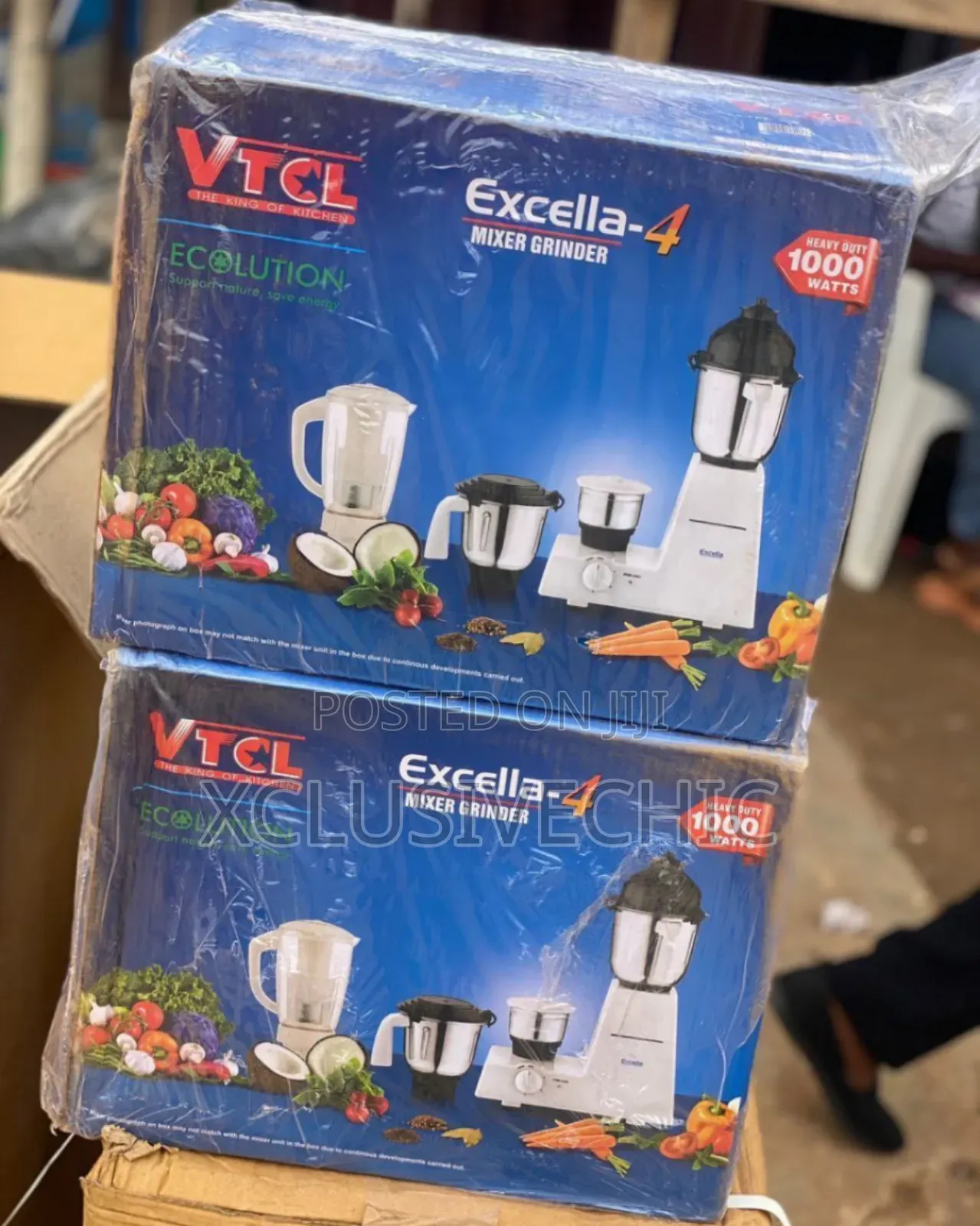 VTCL Excella 4 in 1 1000watts Blender/Grinder