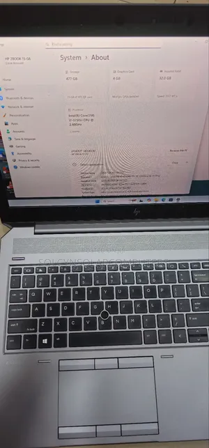 Laptop HP ZBook 15 G6 32GB Intel Core I7 SSD 512GB