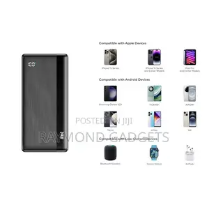 Itel Powerpulse A1160 20000mah Power Bank – 12w Fast Charge, Dual Usb