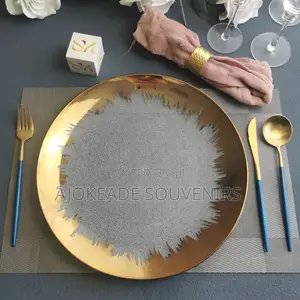Quality Gold And Silver Charger Plate(50pcs)