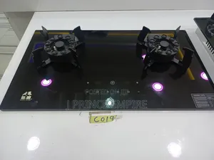 2-Burner Electric Folding Gas Hob Tempered Glass Foldable Cooktop