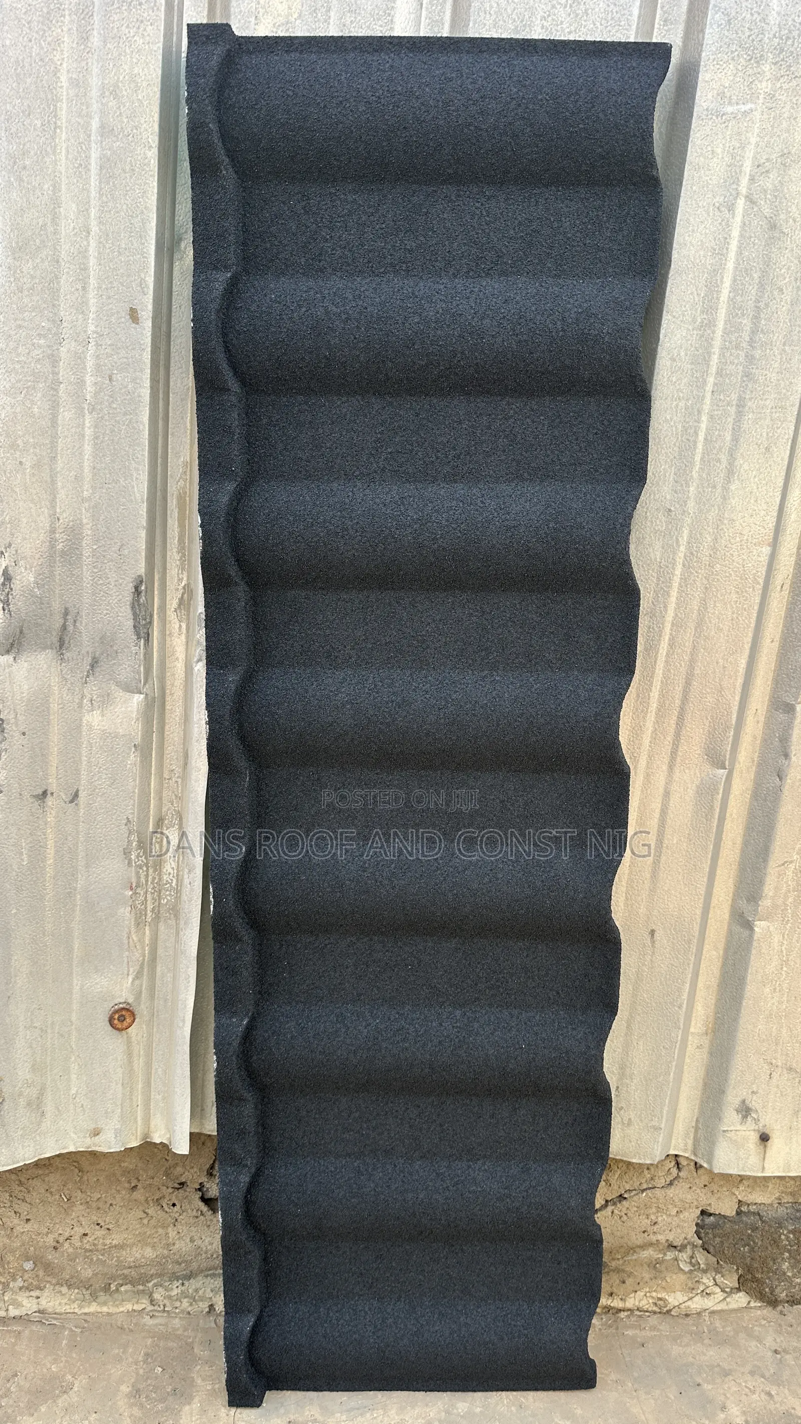 Plain Black Milano Tiles