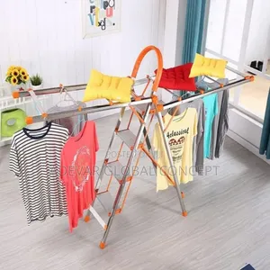 2in1 Multipurpose Stainless Steel Ladder and Clothes Dryer