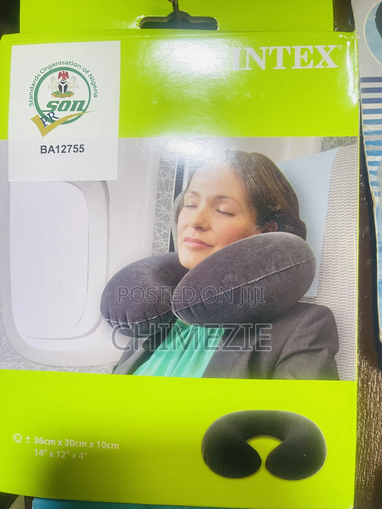 Intex Inflatable Travel Pillow.