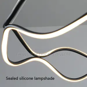 Modern Creativity Wave Ring Led Pendant Lights