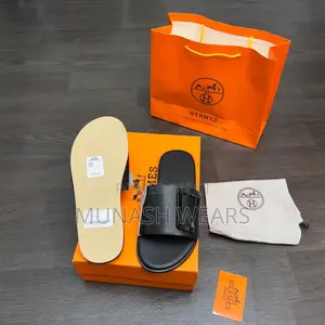 Hermes Leather Slipers 40-46 Available