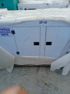 Brand New 40 Kva Perkins Soundproof Diesel Generator 100% Copper Coil