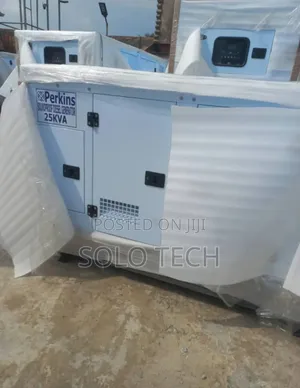 Brand New 25 Kva Perkins Soundproof Diesel Generator 100% Copper Coil