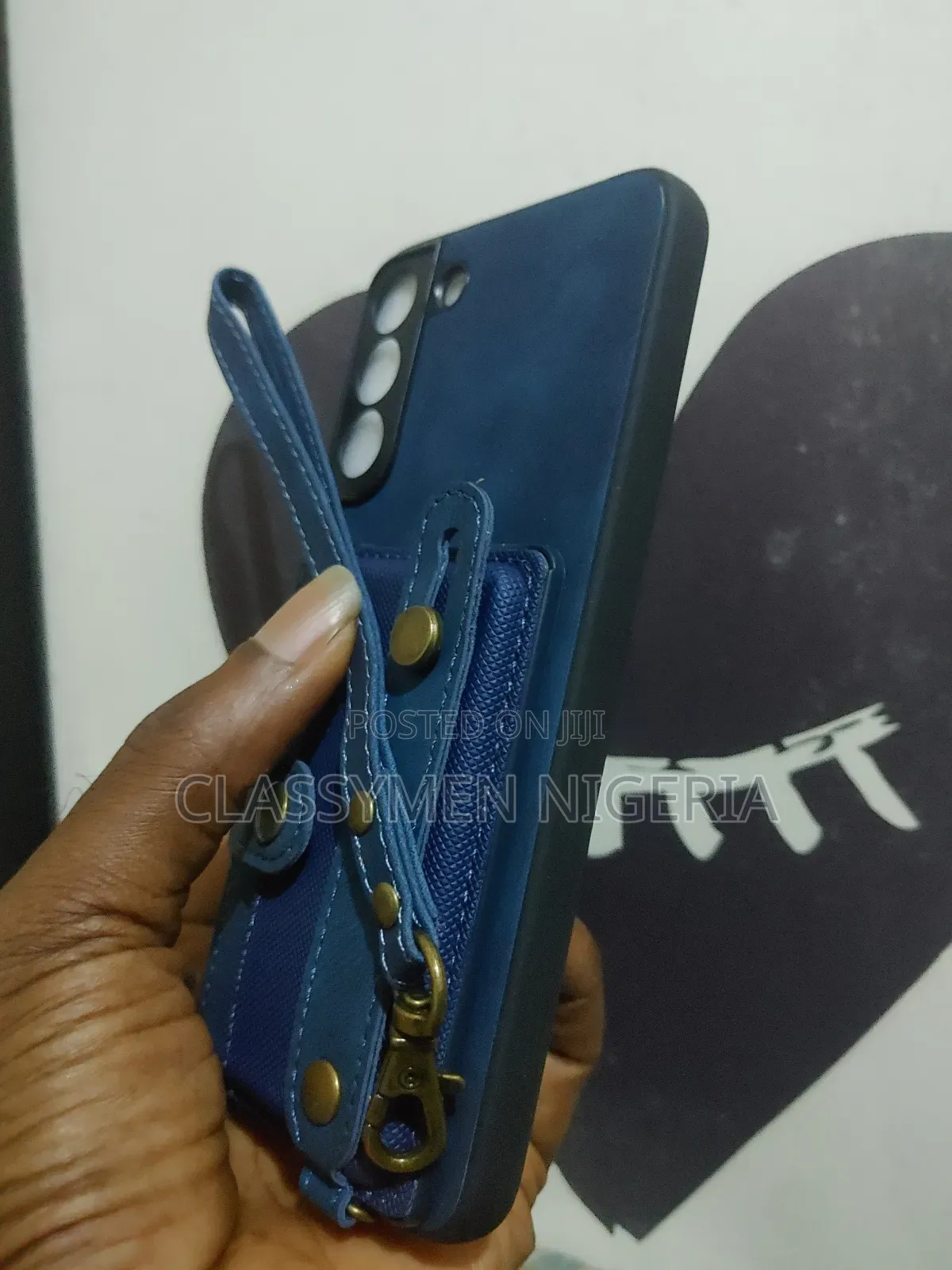 Samsung S22 Plus - Shockproof Leather Back Bumper Case