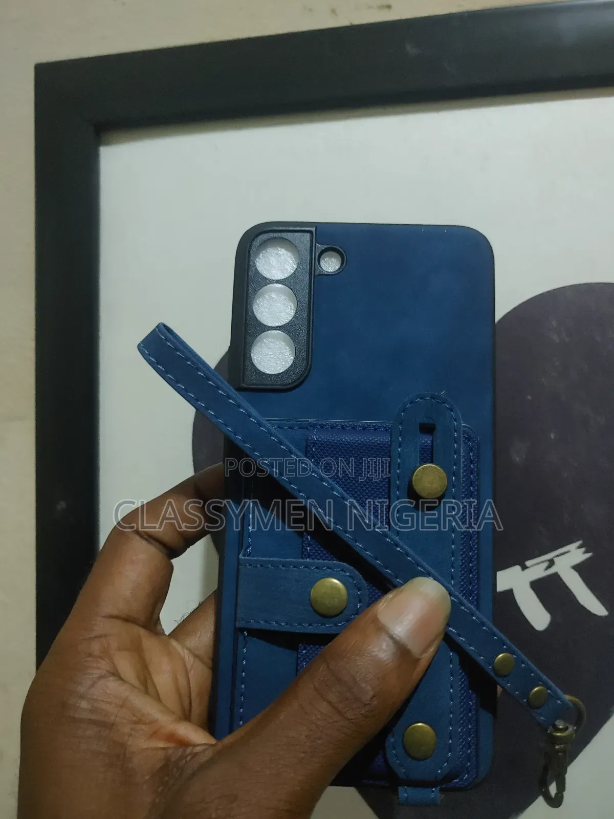 Samsung S22 Plus - Shockproof Leather Back Bumper Case