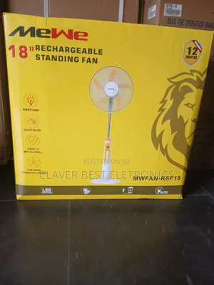 Mewe 18rechrgeable Fan