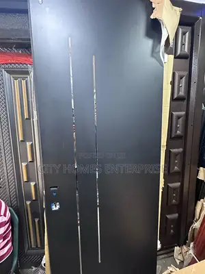 Israeli Security Door 3ft Extra Height Black Paris