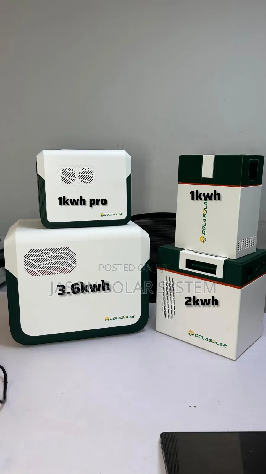 Cola Solar Generator All Sizes and KWH