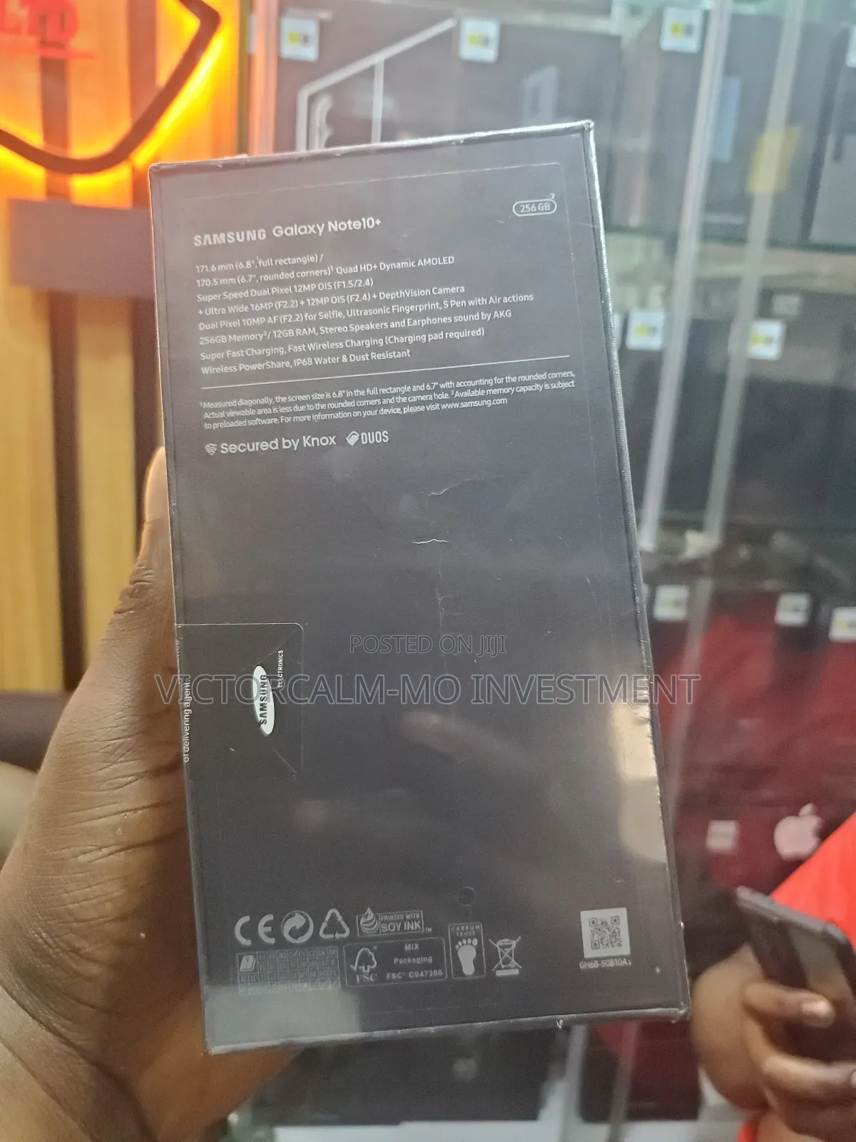New Samsung Galaxy Note 10 Plus 256 GB Black