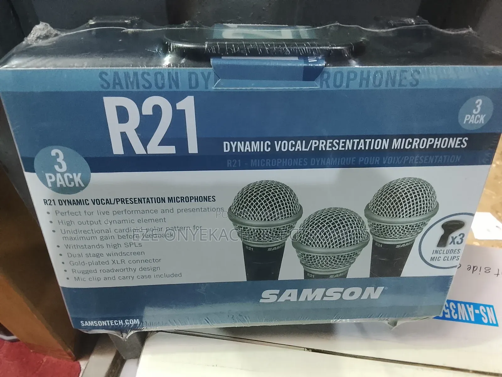 R21 Samson 3 in 1 Wired Microphone for sale - EZE ONYEKACHI ELECTRONICS ...