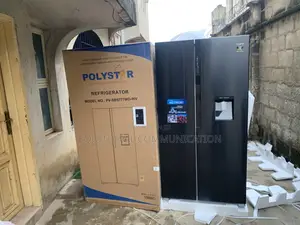 Polystar 520l Side-by-Side Refrigerator With Inverter Compressor