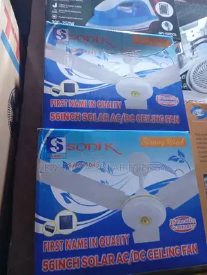 Solar Ceiling Fan Sonik 56inches