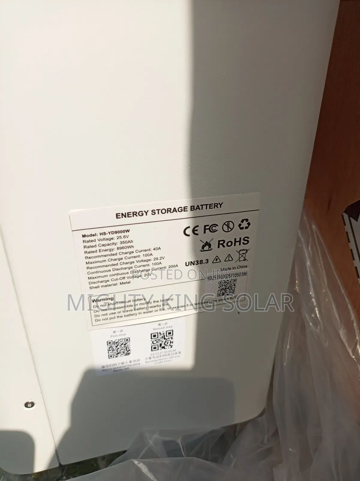 9kwh Haisic Lithium Iron Battery 24v