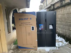 Polystar 520l Side-by-Side Refrigerator With Led Display