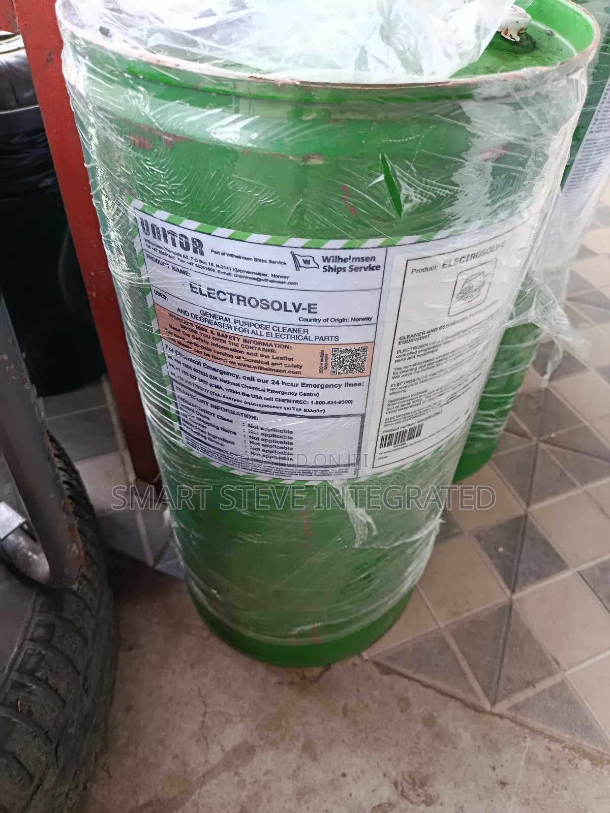 Unitor Electrosolv-E 25l Electrical Degreasing Solvent.