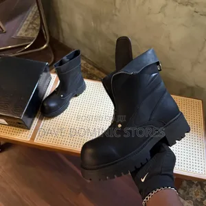 The Cult Clan Zipper Zip-Up High Double Layer Boot