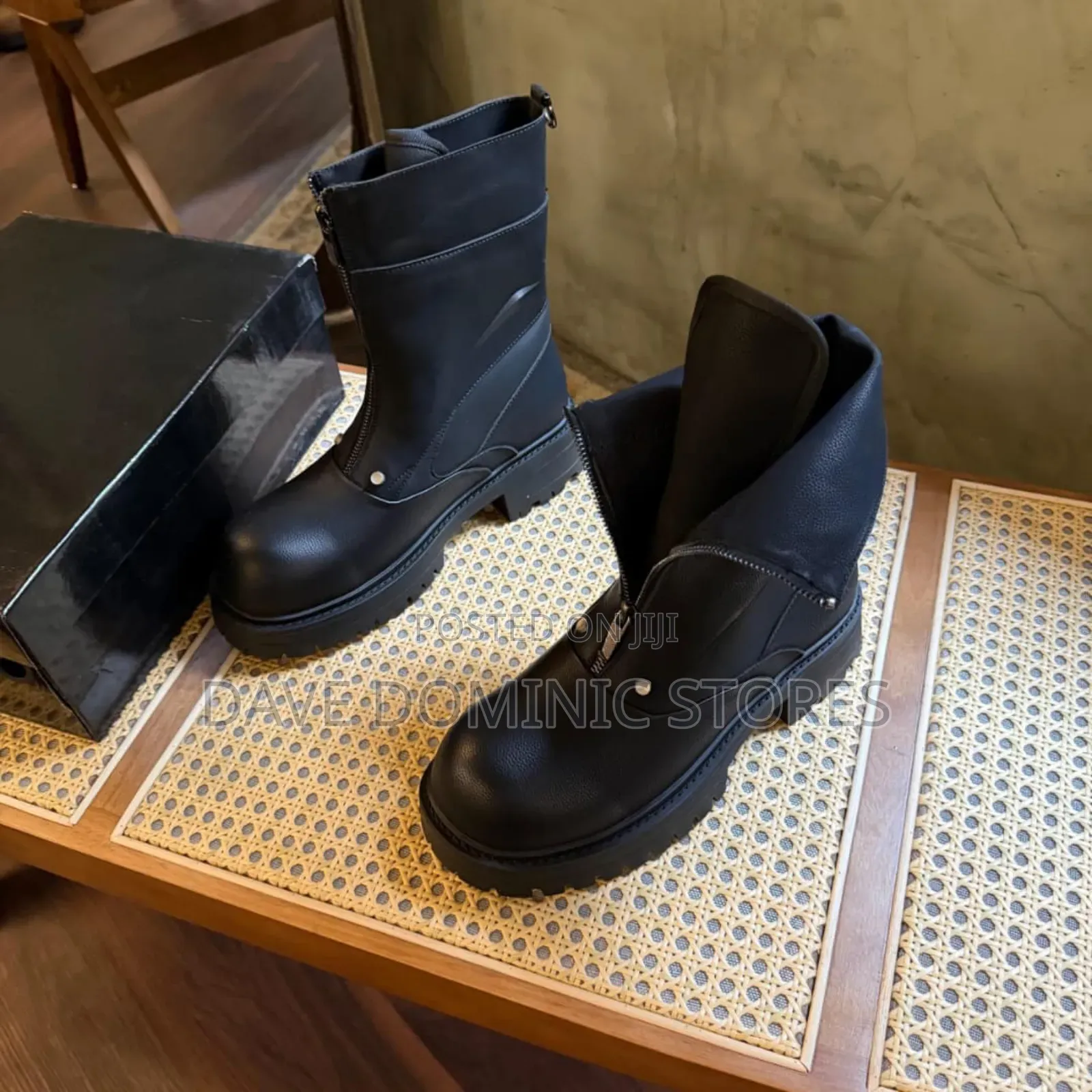 The Cult Clan Zipper Zip-Up High Double Layer Boot
