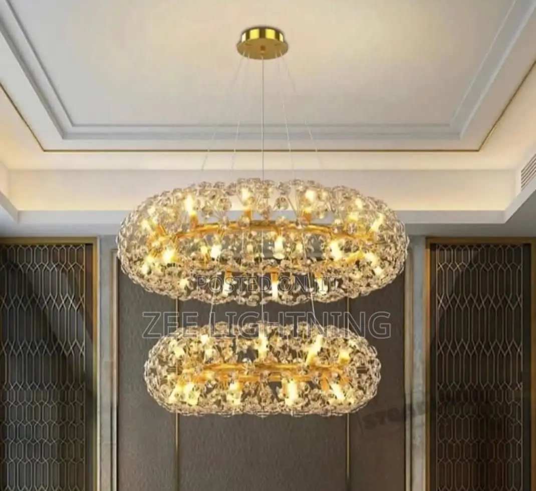 2 Step Crystal Chandelier