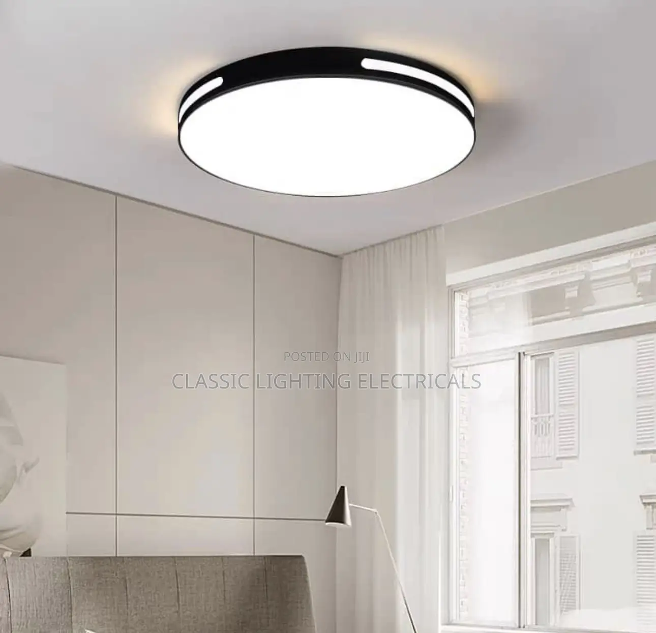 Modern Led Ceiling Light Creative Circular Home Light