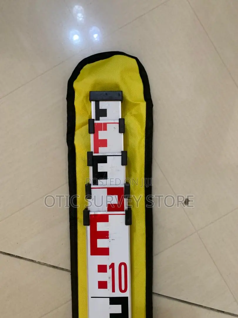 5m Durable Aluminum Leveling Staff