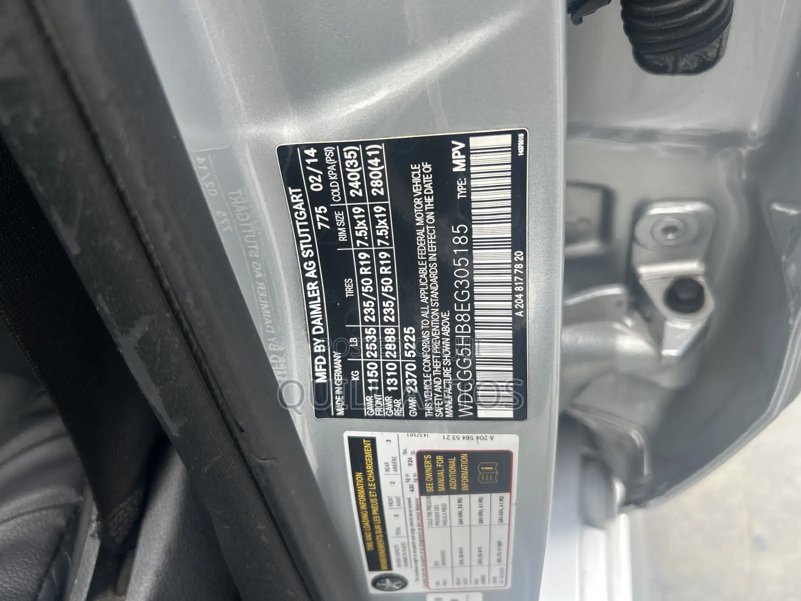 Mercedes-Benz GLK-Class 2014 Silver
