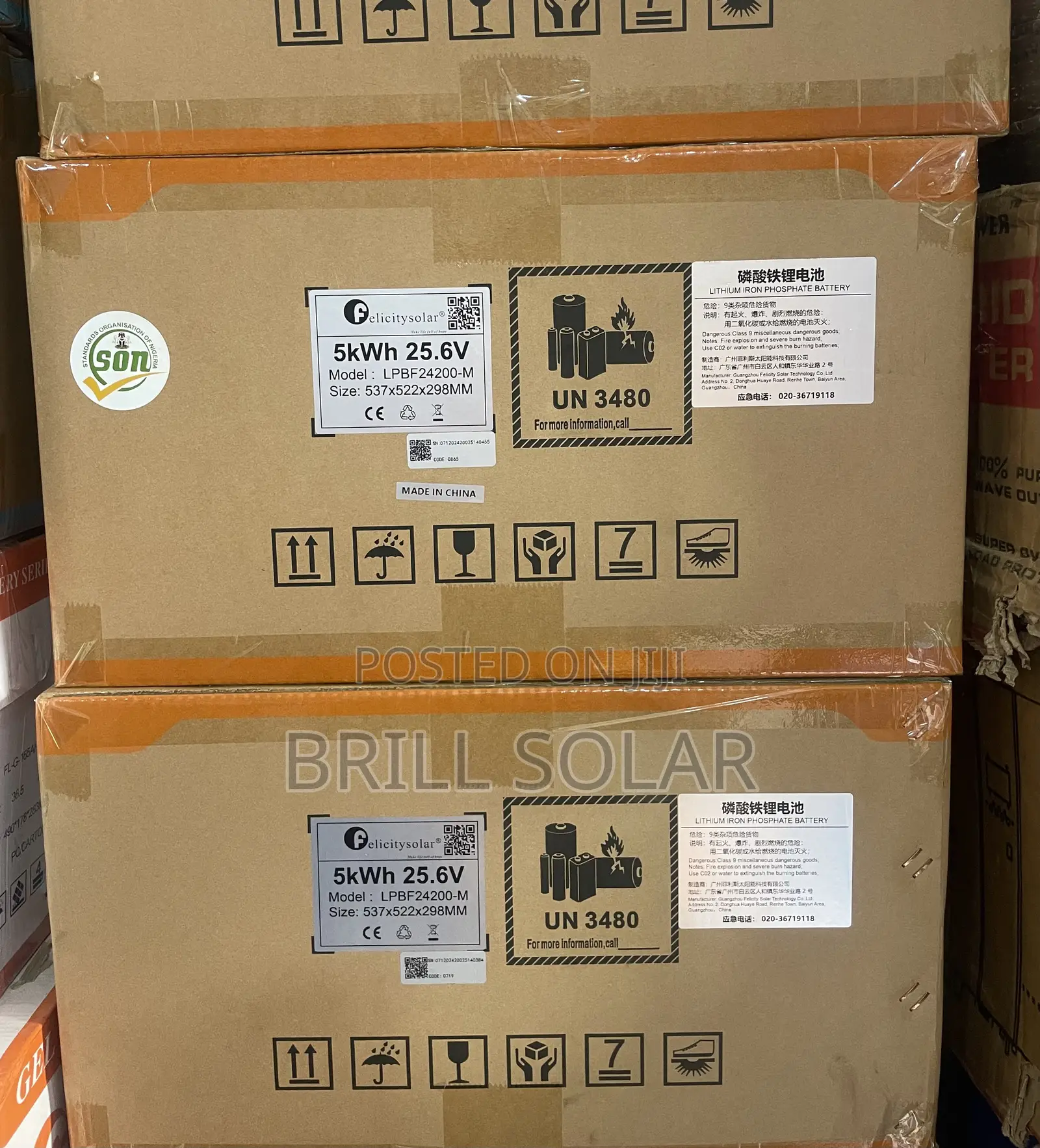 5kwh-25.6v Felicity Lithium Battery(Lpbf)
