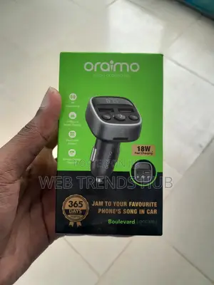 Oraimo 18w Car Charger Bluetooth Fm Transmitter (Occ-32d)