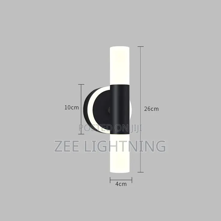Classical Led Nordic Black Wall Bracket