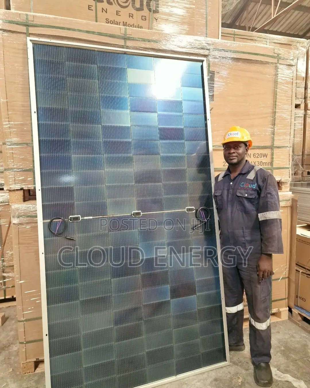 620 Watts Monocrystalline Half Cut Solar Panel