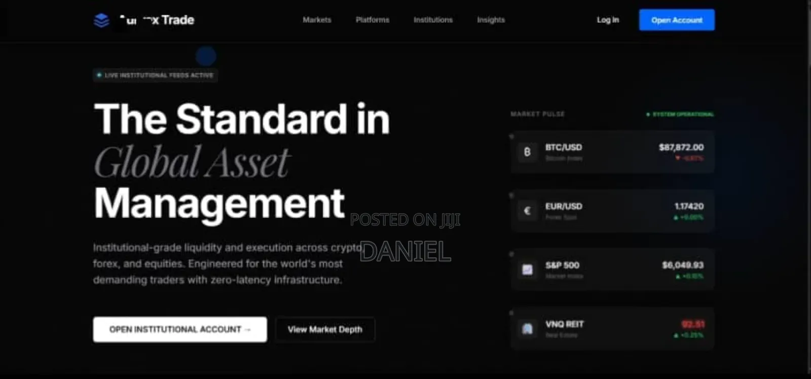 Broker Website