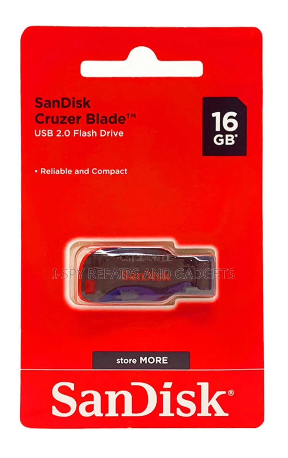 Sandisk Cruzer Blade 16gb USB Flash Drive